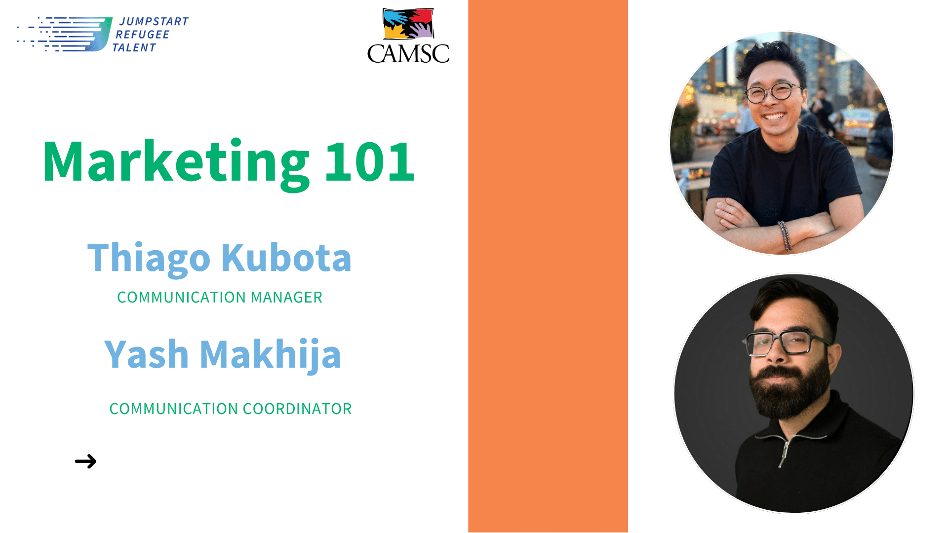Marketing 101 - CAMSC - October