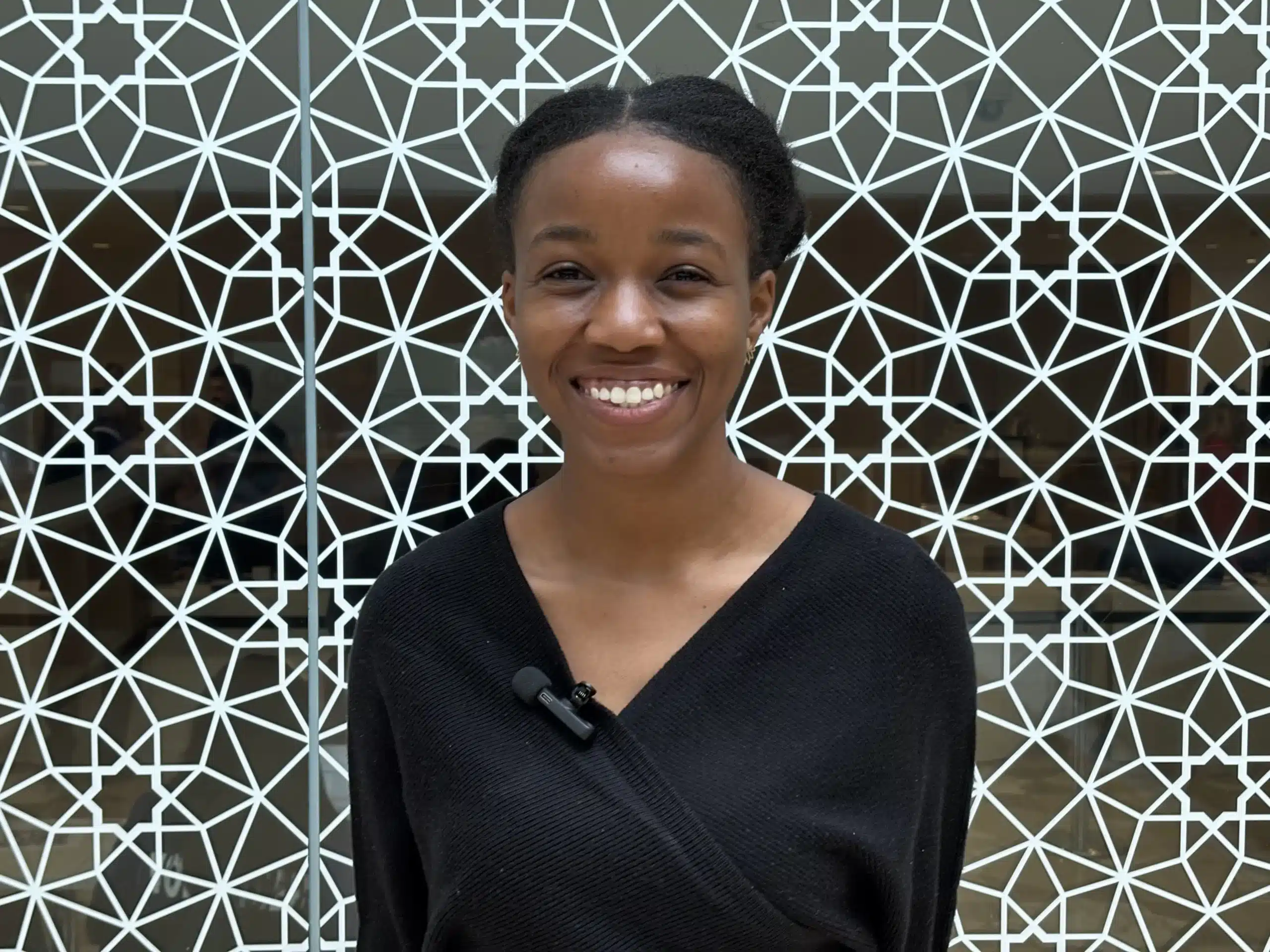 Laura Kemiteto after she did the interview and passed successfully to the second round.